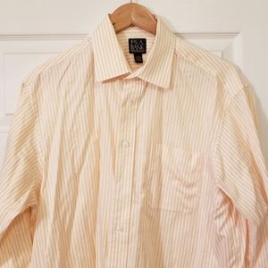 Jos A Bank striped dress shirt